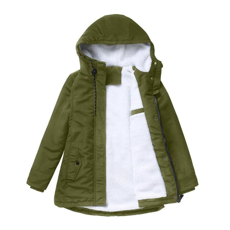 Maeve - Fleece-Lined Hooded Parka Coat