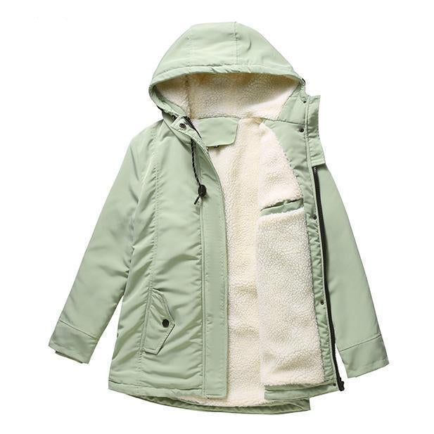 Maeve - Fleece-Lined Hooded Parka Coat