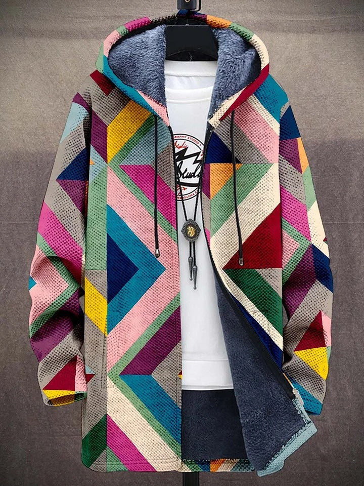 Cynthia | Colourful Hooded Cardigan