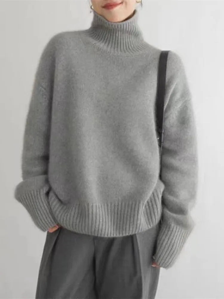 Amaya | Cashmere Roll-Neck Jumper