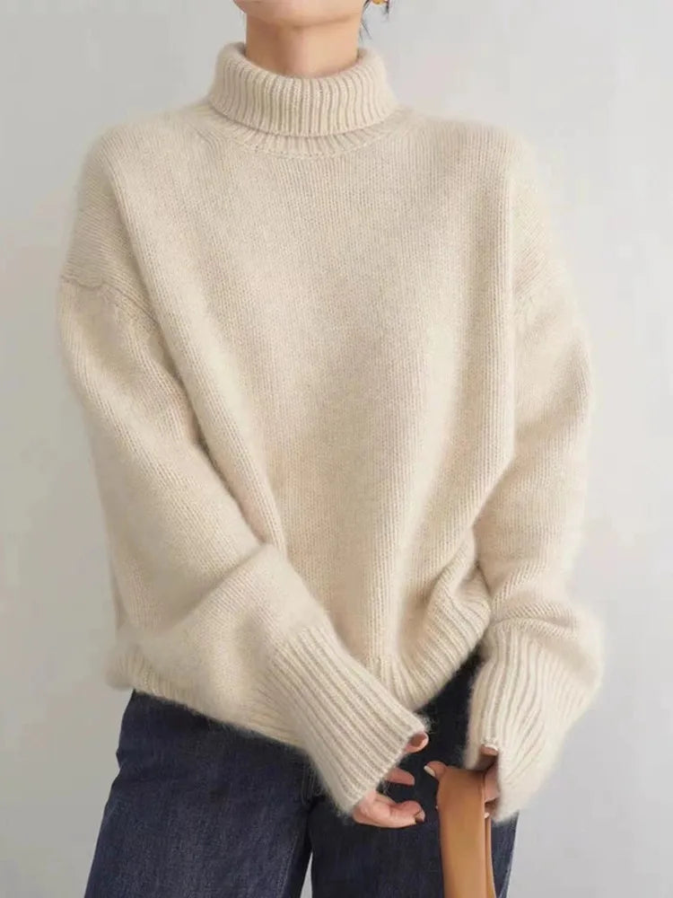 Amaya | Cashmere Roll-Neck Jumper