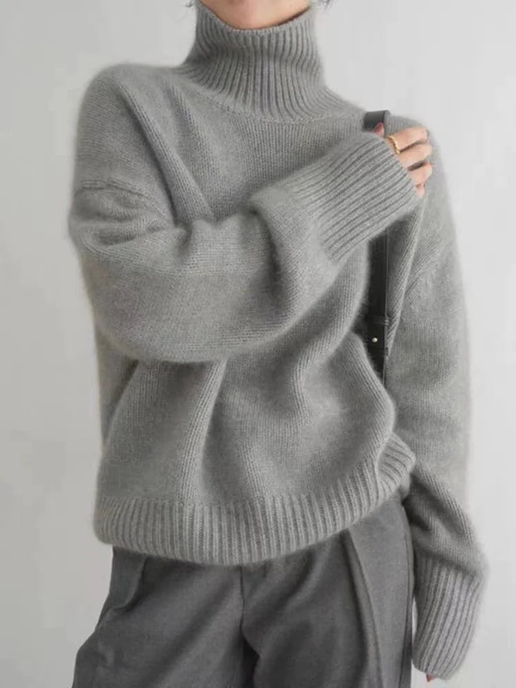 Amaya | Cashmere Roll-Neck Jumper