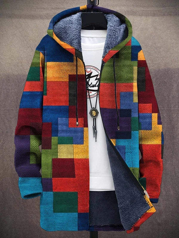 Cynthia | Colourful Hooded Cardigan