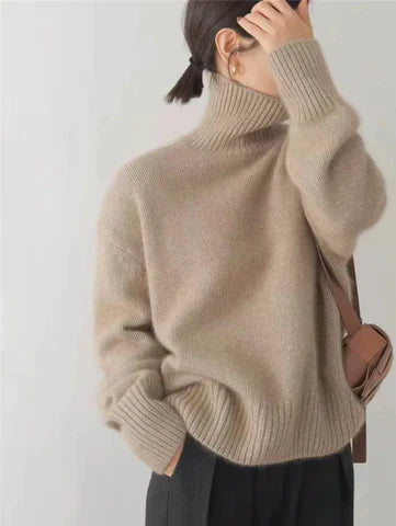 Amaya | Cashmere Roll-Neck Jumper