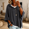 Camille | Hooded Knit Poncho