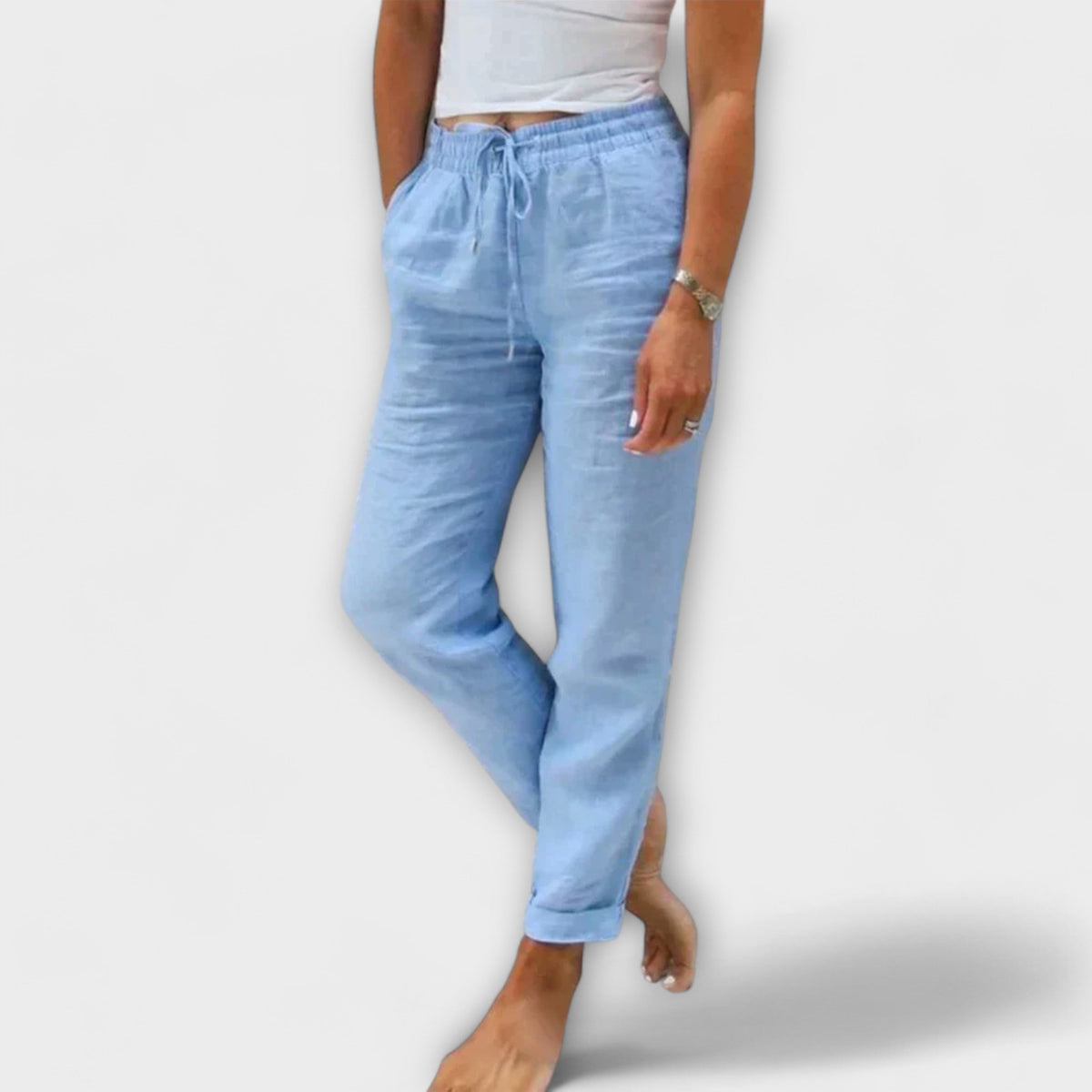 Stacy – Lightweight Linen Pants