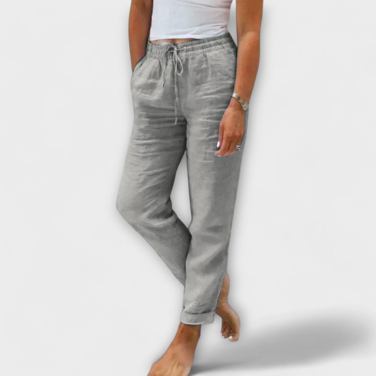 Stacy – Lightweight Linen Pants