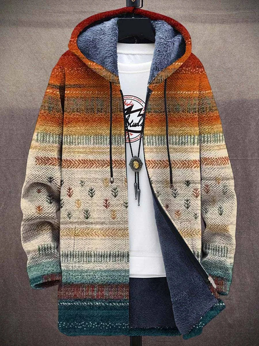 Cynthia | Colourful Hooded Cardigan
